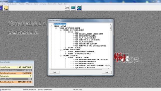 Contabilidad - Arbol de Cuentas