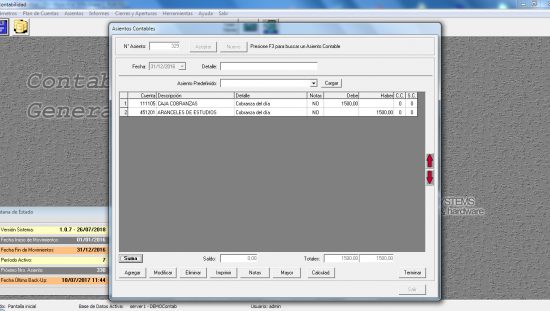 Contabilidad - Asiento